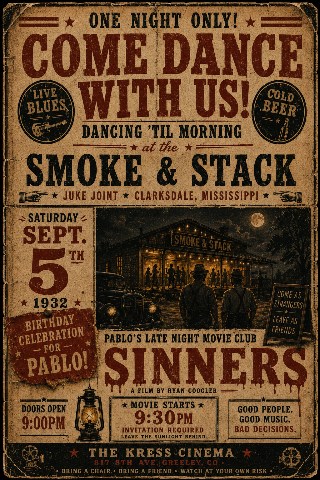 Pablo's Horror Movie Club Vol. 5 | Sinners