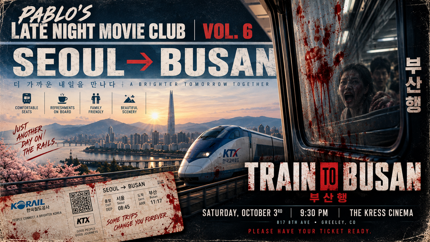 Pablo's Horror Movie Club - Vol. 6 | Train to Buson